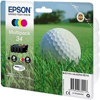 Epson Singlepack 4 Colour 34XL DURABrite Ultra Ink C13T34764010 - Epson 34 XL